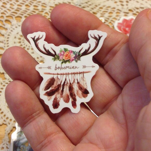 Stickers for cellphone, hydration bottles, etc. Boho vibe - Picture 2 of 8
